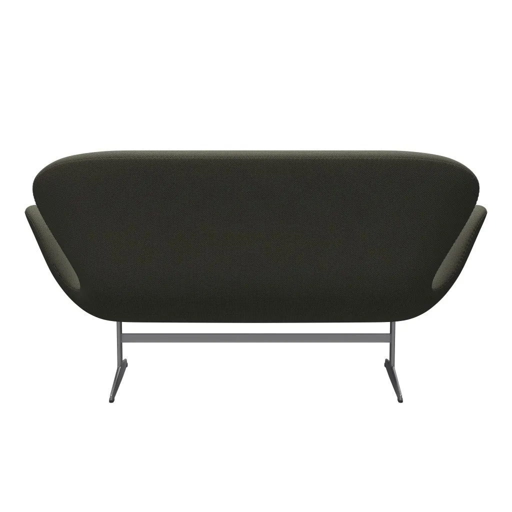 Fritz Hansen Swan™ Sofa 2 Seater, Silver Grey/Diablo Warm Grey