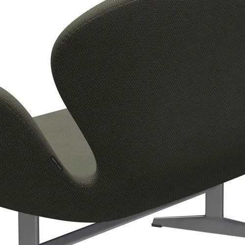 Fritz Hansen Swan™ Sofa 2 Seater, Silver Grey/Diablo Warm Grey