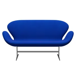 Fritz Hansen Swan™ Sofa 2 Seater, Silver Grey/Divina Blue