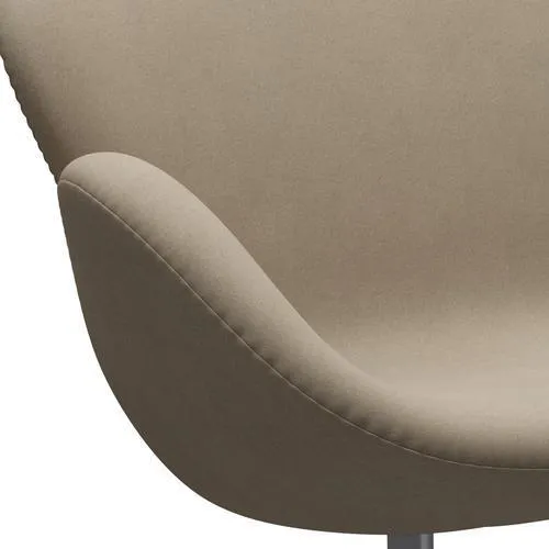Fritz Hansen Swan™ Sofa 2 Seater, Silver Grey/Divina Light Beige