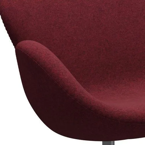 Fritz Hansen Swan™ Sofa 2 Seater, Silver Grey/Divina Md Raspberry