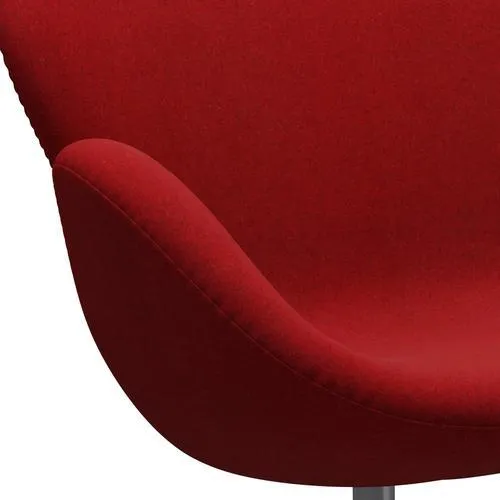 Fritz Hansen Swan™ Sofa 2 Seater, Silver Grey/Divina Melange Deep Red