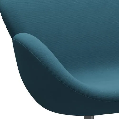 Fritz Hansen Swan™ Sofa 2 Seater, Silver Grey/Fame Blue Green