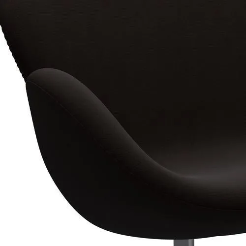 Fritz Hansen Swan™ Sofa 2 Seater, Silver Grey/Fame Dark Brown