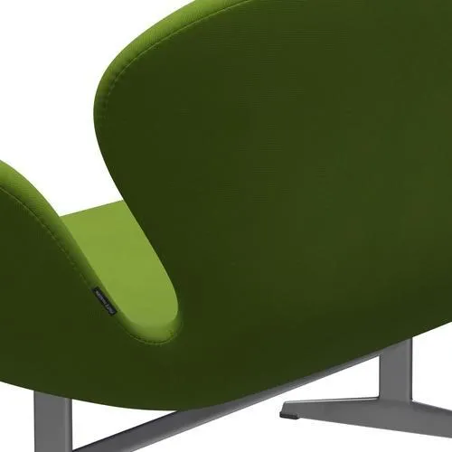Fritz Hansen Swan™ Sofa 2 Seater, Silver Grey/Fame Green
