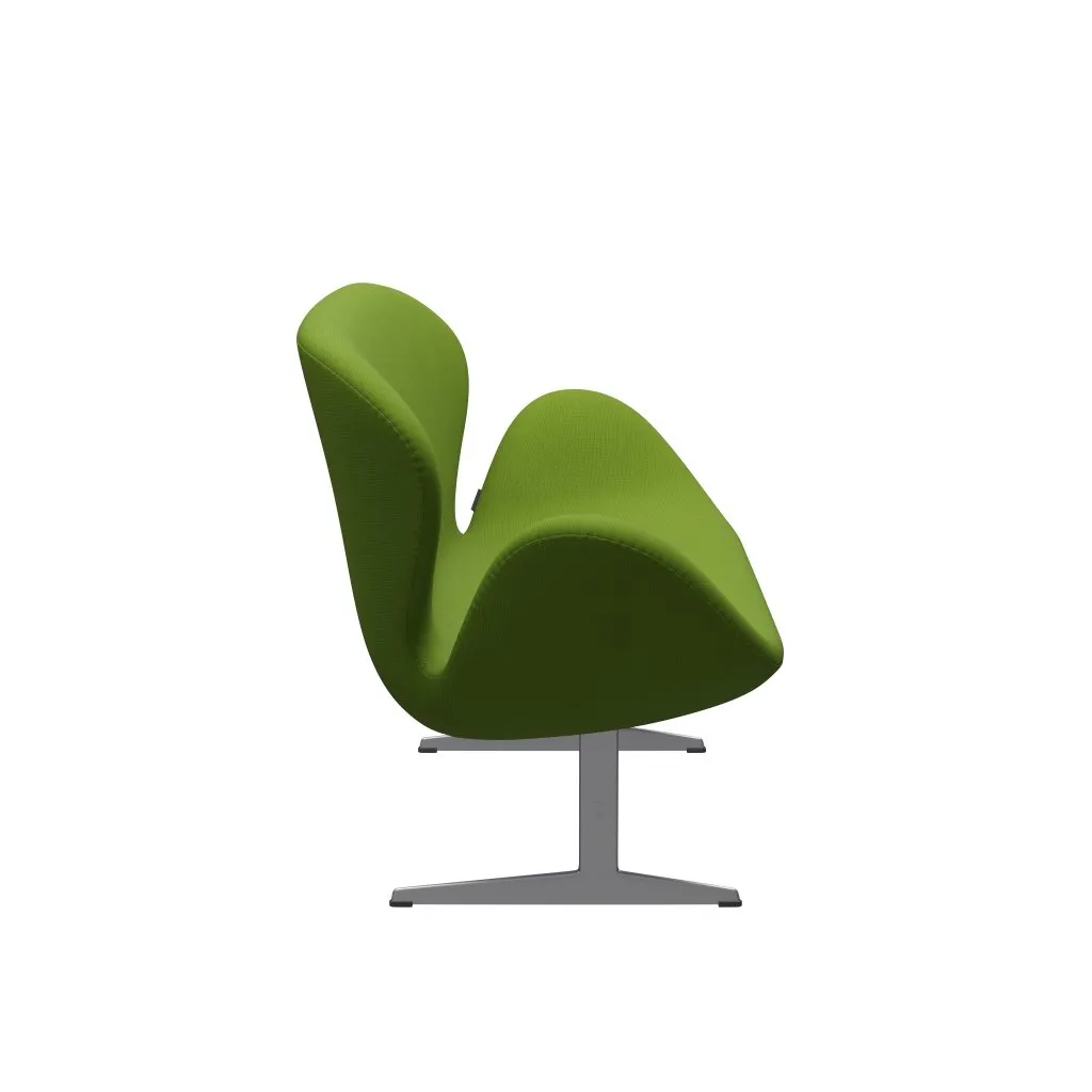 Fritz Hansen Swan™ Sofa 2 Seater, Silver Grey/Fame Green