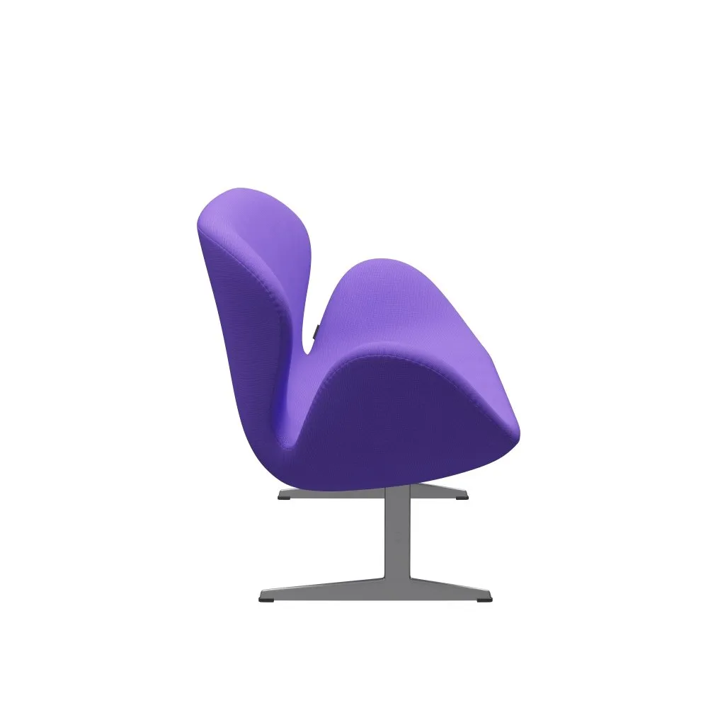 Fritz Hansen Swan™ Sofa 2 Seater, Silver Grey/Fame Violet Light