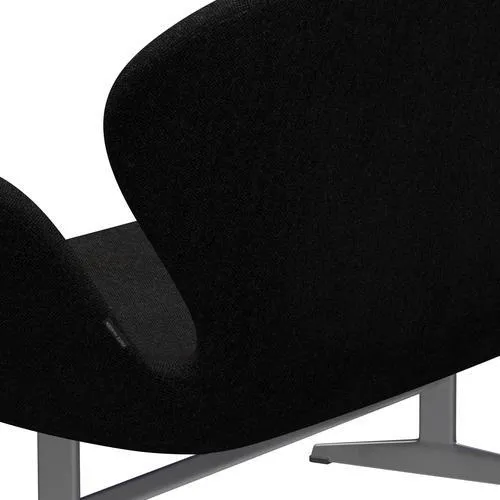 Fritz Hansen Swan™ Sofa 2 Seater, Silver Grey/Hallingdal Charcoal