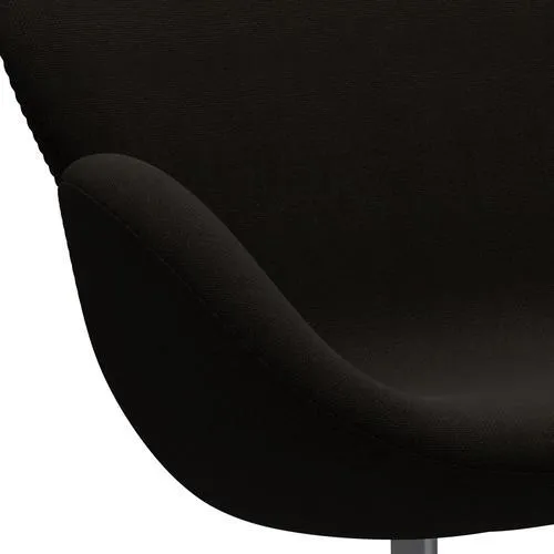 Fritz Hansen Swan™ Sofa 2 Seater, Silver Grey/Hallingdal Dark Brown