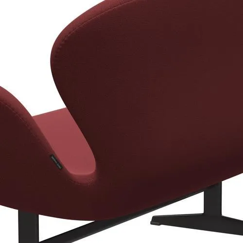 Fritz Hansen Swan™ Sofa 2 Seater, Warm Graphite/Capture Dark Red