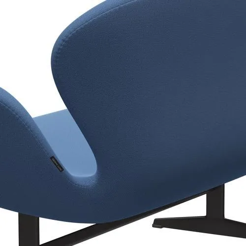 Fritz Hansen Swan™ Sofa 2 Seater, Warm Graphite/Capture Inst Ant™ Blue