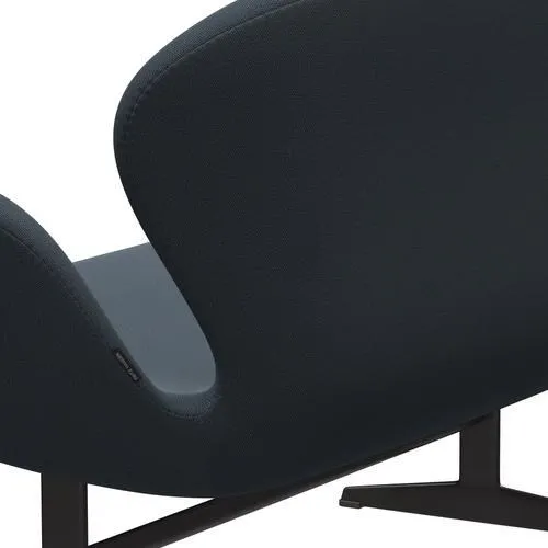 Fritz Hansen Swan™ Sofa 2 Seater, Warm Graphite/Capture Petrolblau