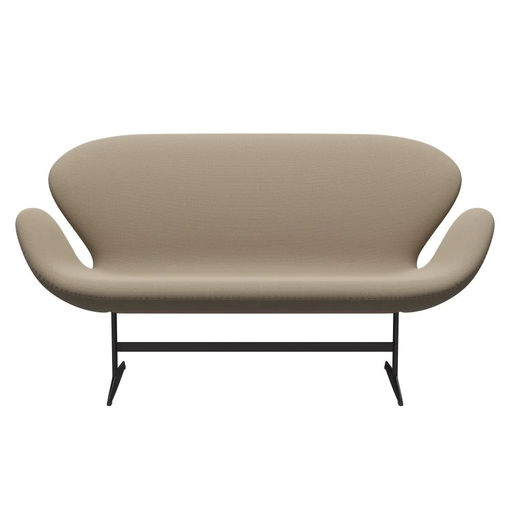 Fritz Hansen Swan™ Sofa 2 Seater, Warm Graphite/Capture Sand