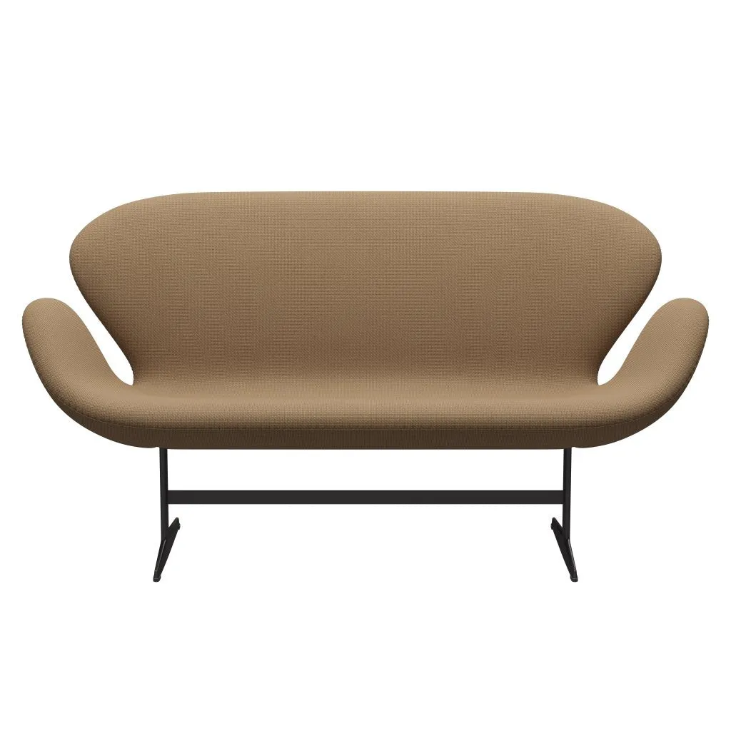 Fritz Hansen Swan™ Sofa 2 Seater, Warm Graphite/Diablo Gold Sand