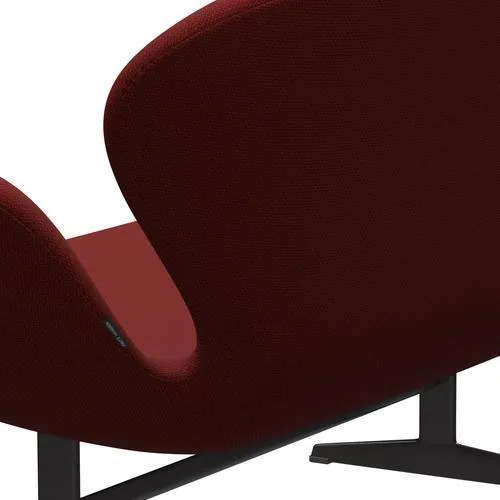 Fritz Hansen Swan™ Sofa 2 Seater, Warm Graphite/Diablo Wine Red