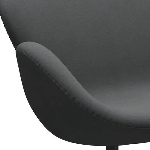 Fritz Hansen Swan™ Sofa 2 Seater, Warm Graphite/Divina Dark Grey