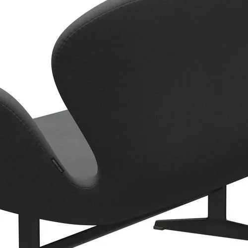 Fritz Hansen Swan™ Sofa 2 Seater, Warm Graphite/Divina Dark Grey