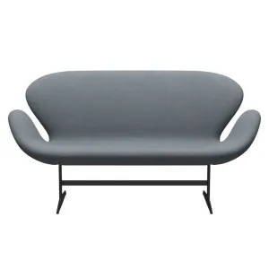 Fritz Hansen Swan™ Sofa 2 Seater, Warm Graphite/Divina Light Grey
