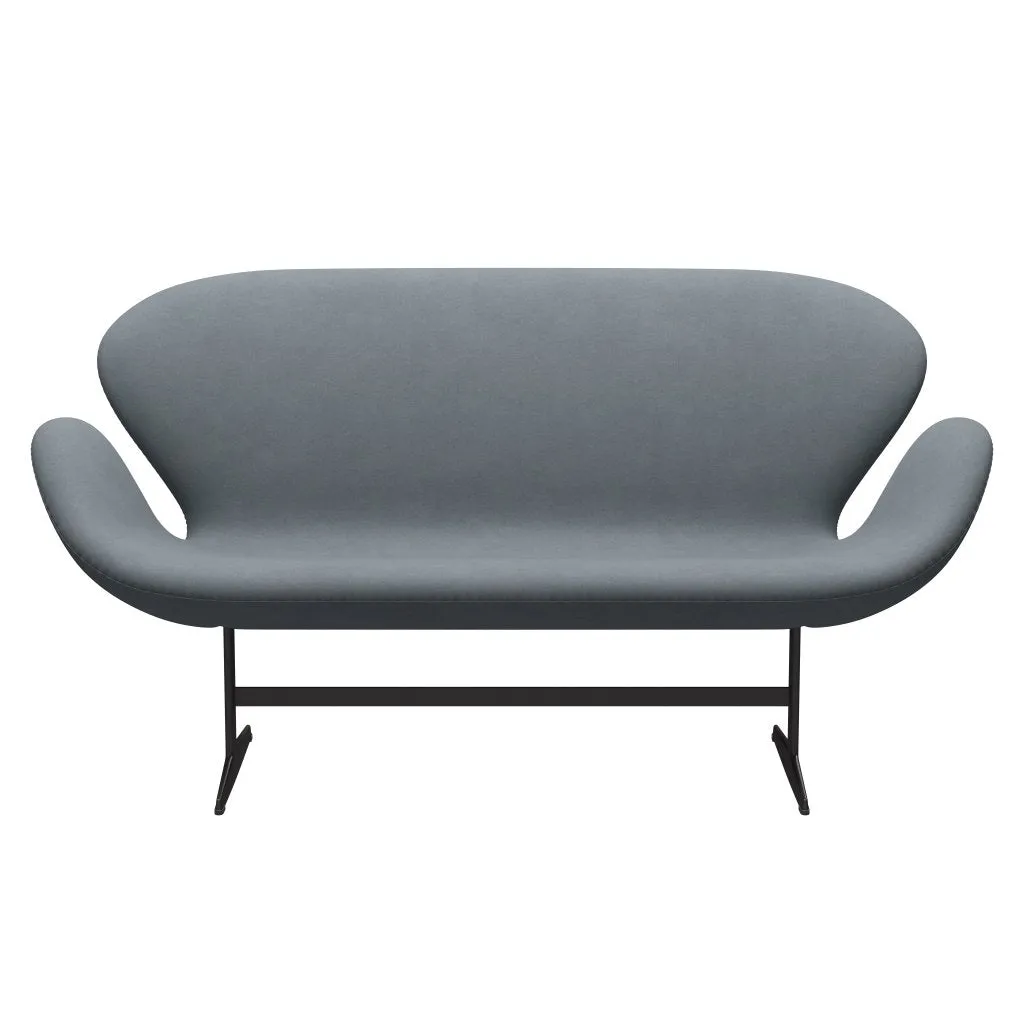 Fritz Hansen Swan™ Sofa 2 Seater, Warm Graphite/Divina Light Grey