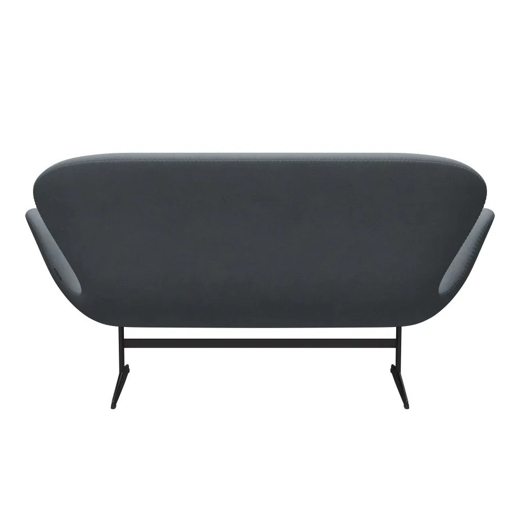 Fritz Hansen Swan™ Sofa 2 Seater, Warm Graphite/Divina Light Grey