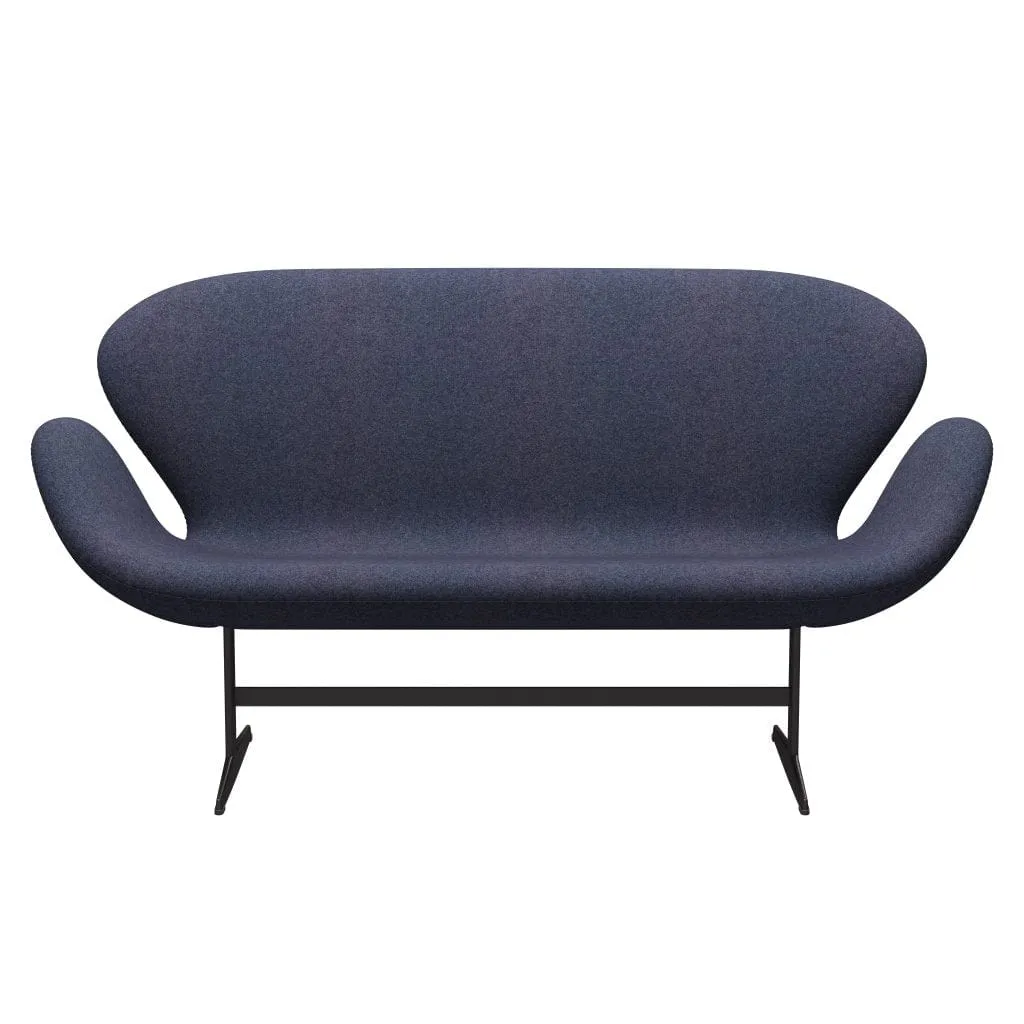 Fritz Hansen Swan™ Sofa 2 Seater, Warm Graphite/Divina Md Cool Grey