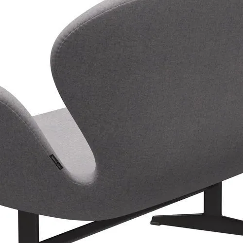 Fritz Hansen Swan™ Sofa 2 Seater, Warm Graphite/Divina Md Cool Light Grey
