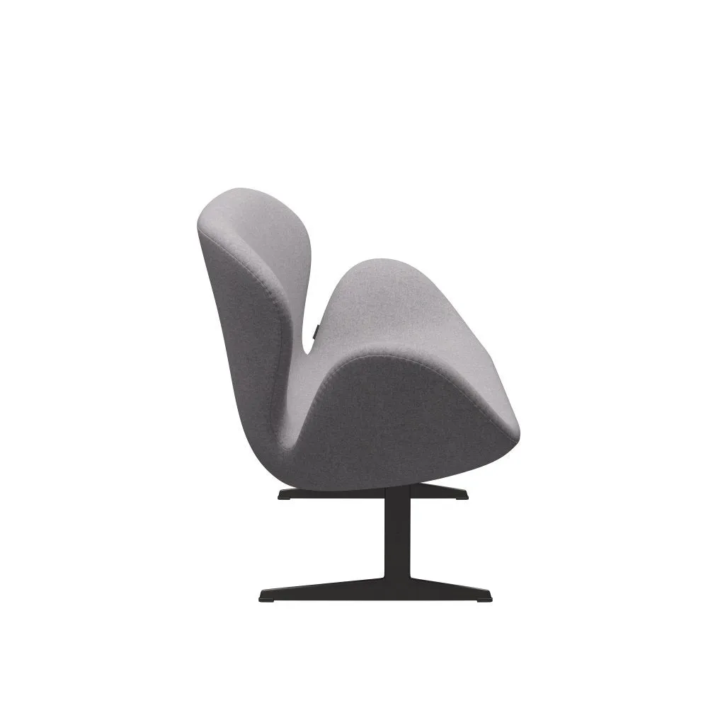 Fritz Hansen Swan™ Sofa 2 Seater, Warm Graphite/Divina Md Cool Light Grey