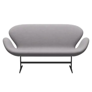 Fritz Hansen Swan™ Sofa 2 Seater, Warm Graphite/Divina Md Cool Light Grey