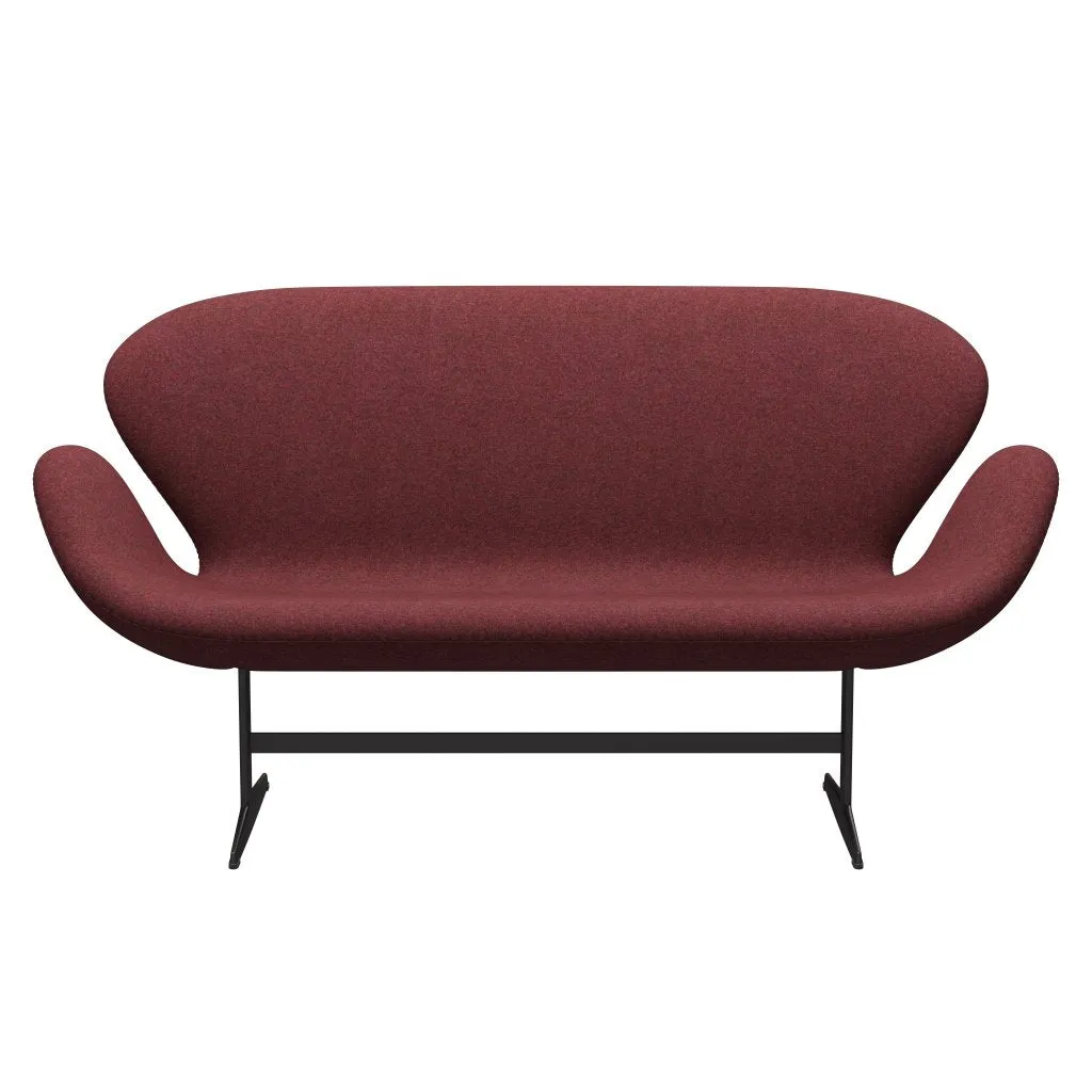 Fritz Hansen Swan™ Sofa 2 Seater, Warm Graphite/Divina Md Heather