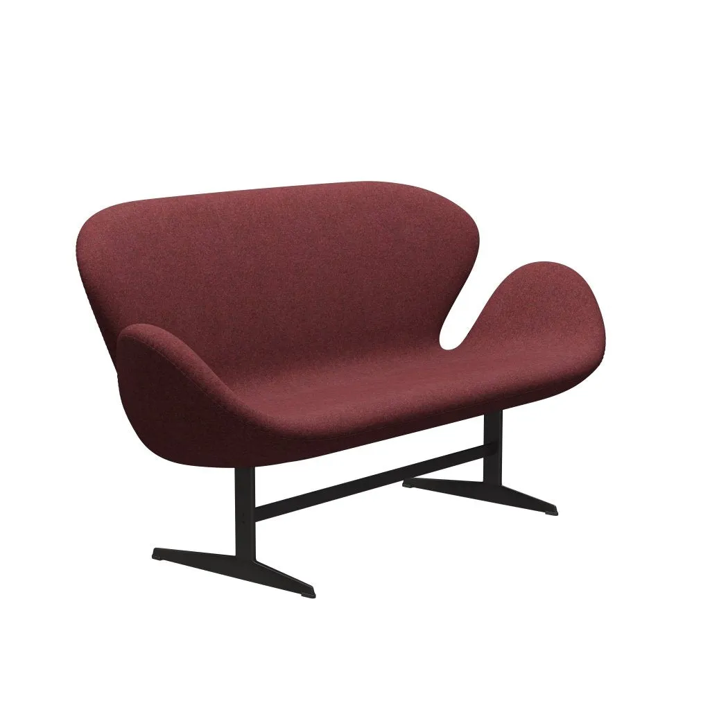 Fritz Hansen Swan™ Sofa 2 Seater, Warm Graphite/Divina Md Heather