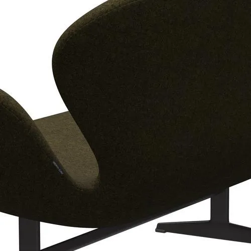 Fritz Hansen Swan™ Sofa 2 Seater, Warm Graphite/Divina Melange Dusty Olive