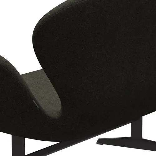 Fritz Hansen Swan™ Sofa 2 Seater, Warm Graphite/Divina Melange Grey Brown