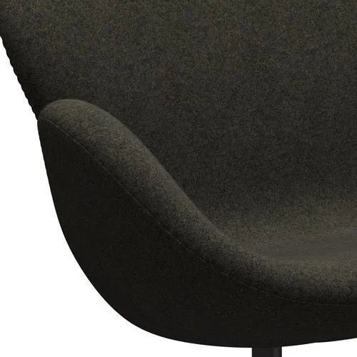 Fritz Hansen Swan™ Sofa 2 Seater, Warm Graphite/Divina Melange Grey Brown