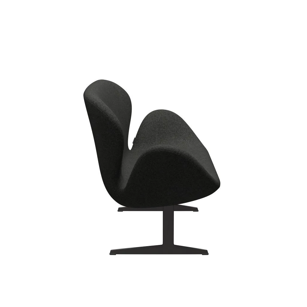 Fritz Hansen Swan™ Sofa 2 Seater, Warm Graphite/Divina Melange Grey