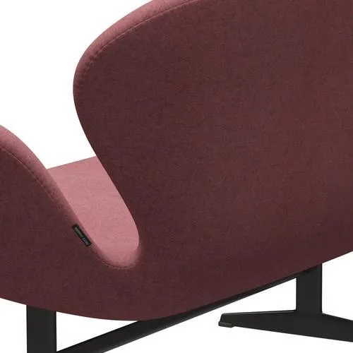 Fritz Hansen Swan™ Sofa 2 Seater, Warm Graphite/Divina Melange Pink