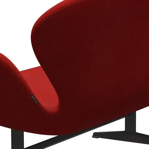 Fritz Hansen Swan™ Sofa 2 Seater, Warm Graphite/Divina Melange Red