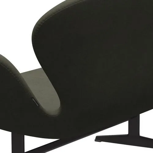 Fritz Hansen Swan™ Sofa 2 Seater, Warm Graphite/Divina Military Green