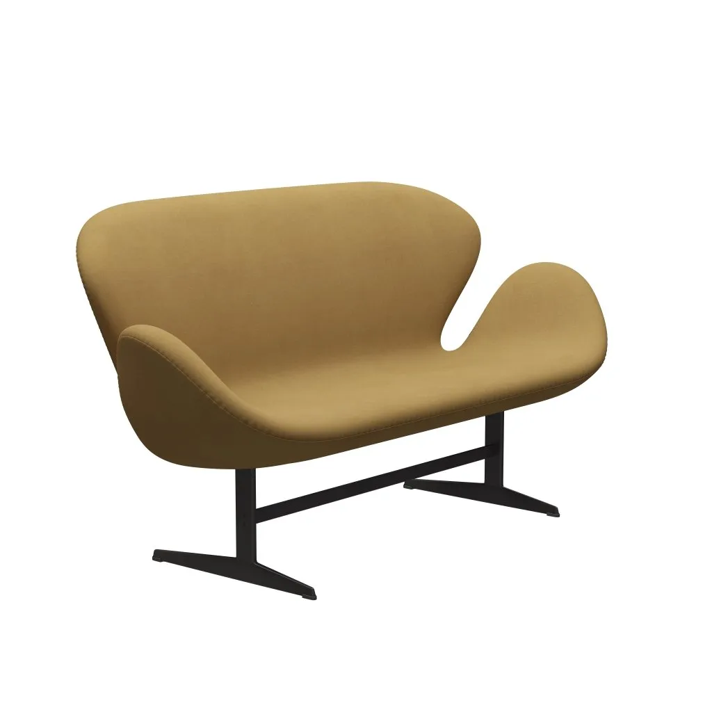 Fritz Hansen Swan™ Sofa 2 Seater, Warm Graphite/Divina Sand Bright