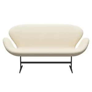 Fritz Hansen Swan™ Sofa 2 Seater, Warm Graphite/Divina White