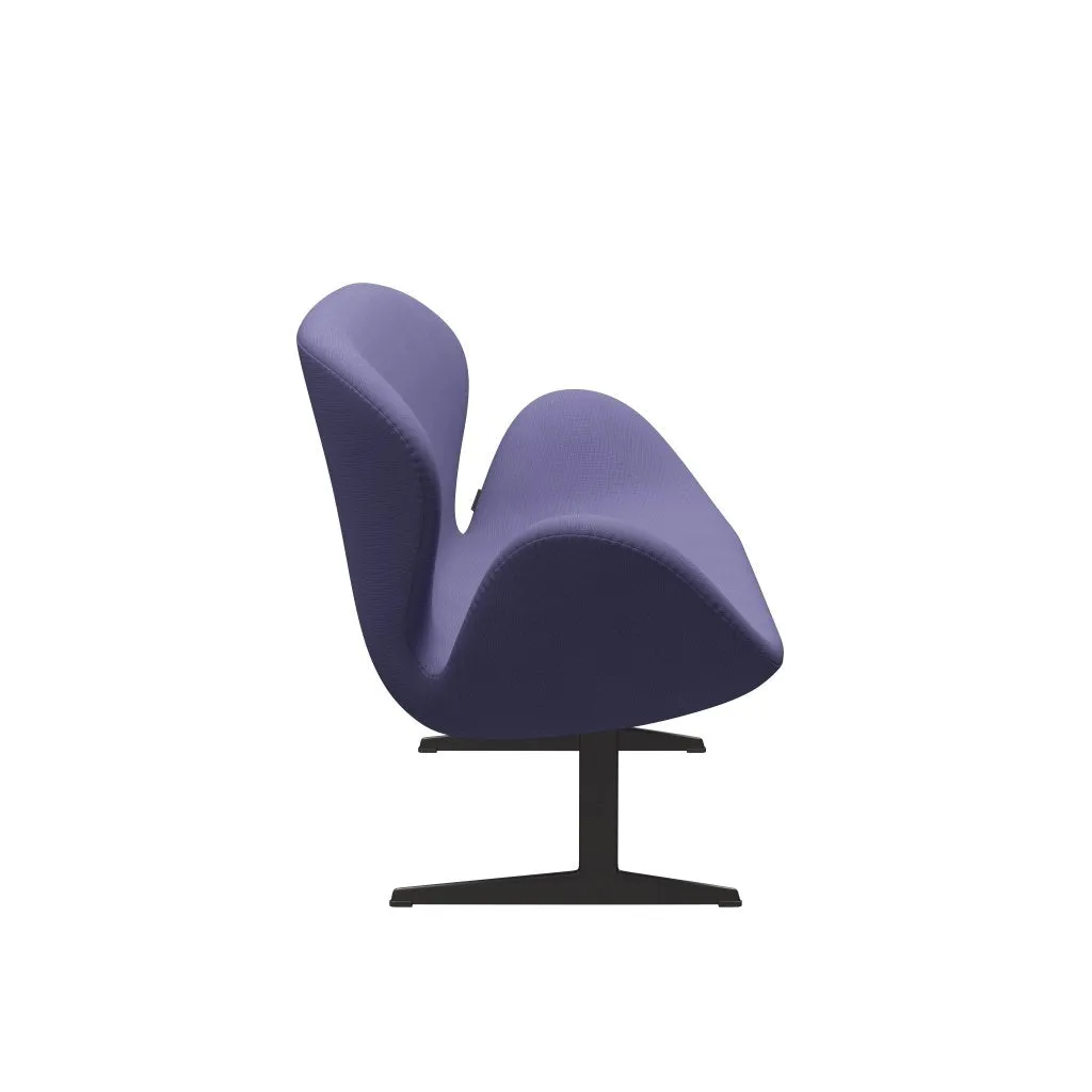 Fritz Hansen Swan™ Sofa 2 Seater, Warm Graphite/Fame Blue Violet