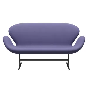 Fritz Hansen Swan™ Sofa 2 Seater, Warm Graphite/Fame Blue Violet