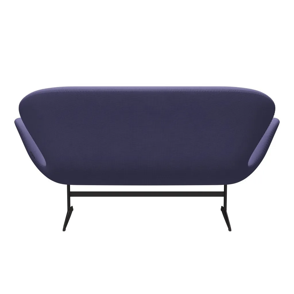 Fritz Hansen Swan™ Sofa 2 Seater, Warm Graphite/Fame Blue Violet
