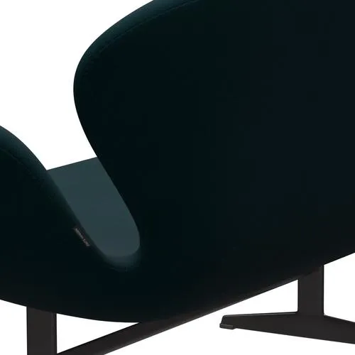 Fritz Hansen Swan™ Sofa 2 Seater, Warm Graphite/Fame Dark Green