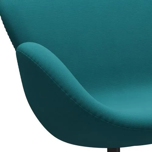 Fritz Hansen Swan™ Sofa 2 Seater, Warm Graphite/Fame Green Turquoise