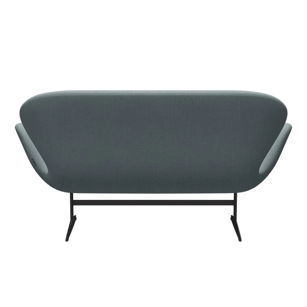 Fritz Hansen Swan™ Sofa 2 Seater, Warm Graphite/Fiord Green/Blue/Stone