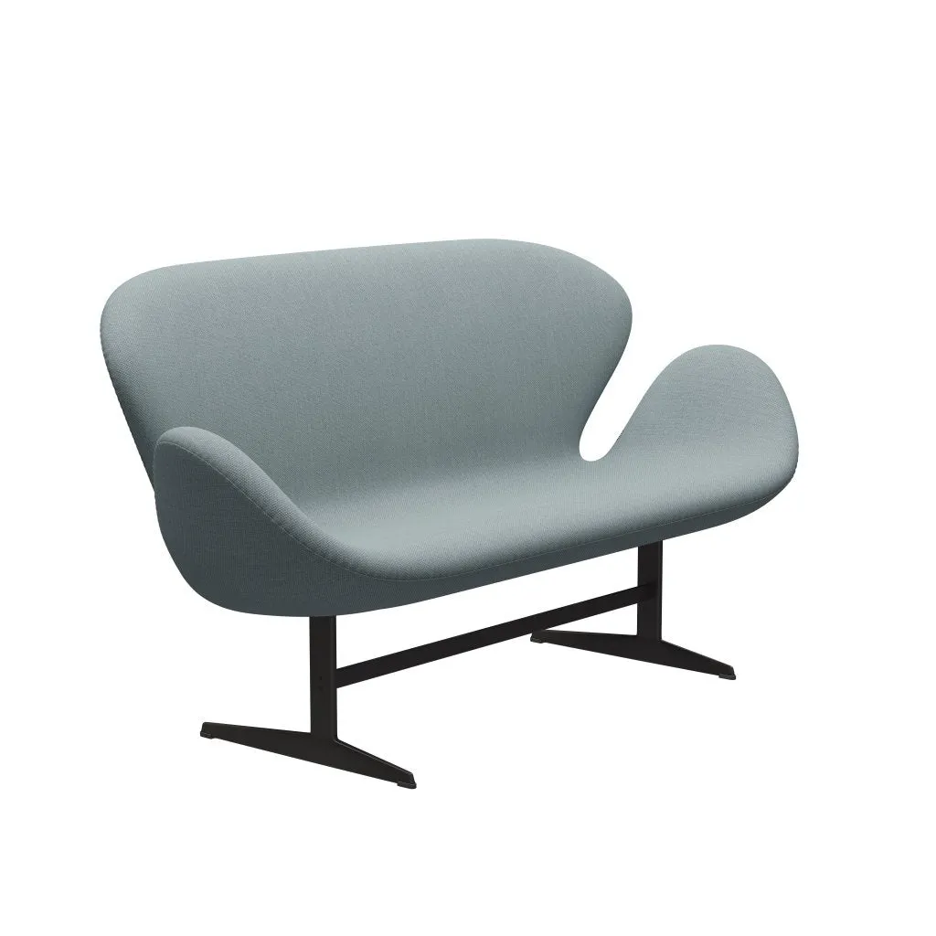 Fritz Hansen Swan™ Sofa 2 Seater, Warm Graphite/Fiord Green/Blue/Stone
