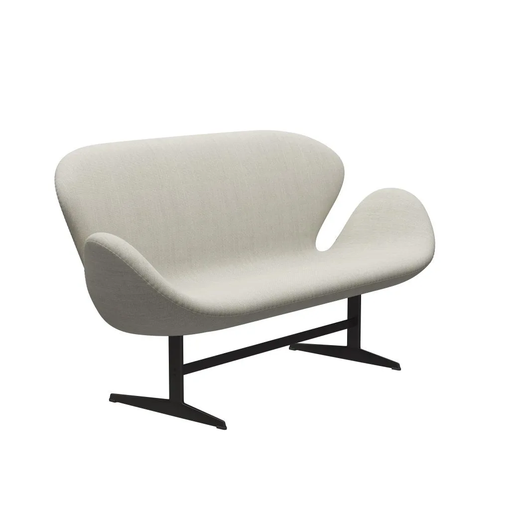 Fritz Hansen Swan™ Sofa 2 Seater, Warm Graphite/Fiord Grey