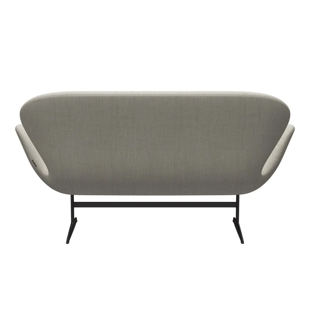 Fritz Hansen Swan™ Sofa 2 Seater, Warm Graphite/Fiord Grey