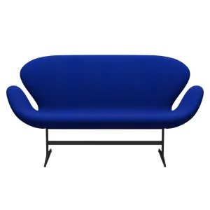 Fritz Hansen Swan™ Sofa 2 Seater, Warm Graphite/Hallingdal Blue