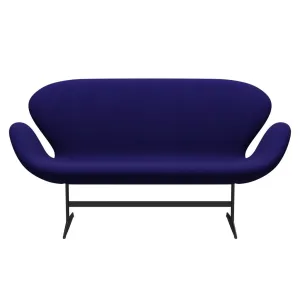 Fritz Hansen Swan™ Sofa 2 Seater, Warm Graphite/Hallingdal Violet Dark